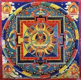 In Tibetan Buddhism, Dorje Pakmo (pronounced 'Dorje Phakmo'; Sanskrit: Vajravārāhī, a form of Vajrayogini; Wylie Tibetan script transliteration: Rdo-rje phag-mo; English: 'The Diamond Sow'), also known as Sera Kandro, is believed to be the reincarnation of the consort of the wrathful deity Demchok (Heruka).<br/><br/>

She is the highest female incarnation in Tibet and the third-highest ranking person in the Lamaist hierarchy after the Dalai Lama and the Panchen Lama. She was listed among the highest-ranking reincarnations at the time of the Fifth Dalai Lama, recognized by the Tibetan government and acknowledged by the emperors of Qing China.<br/><br/>

Her seat, Samding (literally, 'the temple of soaring meditation') was in many ways unique in that about half of the inhabitants were monks and the other half were nuns, while the head of the monastery with all its branches was (and still is) a woman. It is a Geluk Ani gompa (or nunnery) - which also housed some monks - and is built on a hill on a peninsula jutting into the sacred lake, Yamdrok Tso.
